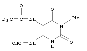 5-Acetyl-D3-amino-6-formylamino-3-methyluracil